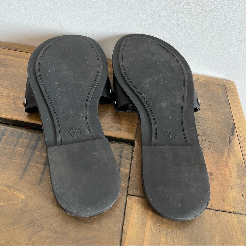 SEVEN7 Duo Slides Black with Studs - Picture 8 of 12